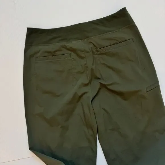 Athleta Trekkie Jogger Pants Olive Green Women’s 8 Gorpcore Athleisure Hiking - Picture 14 of 16